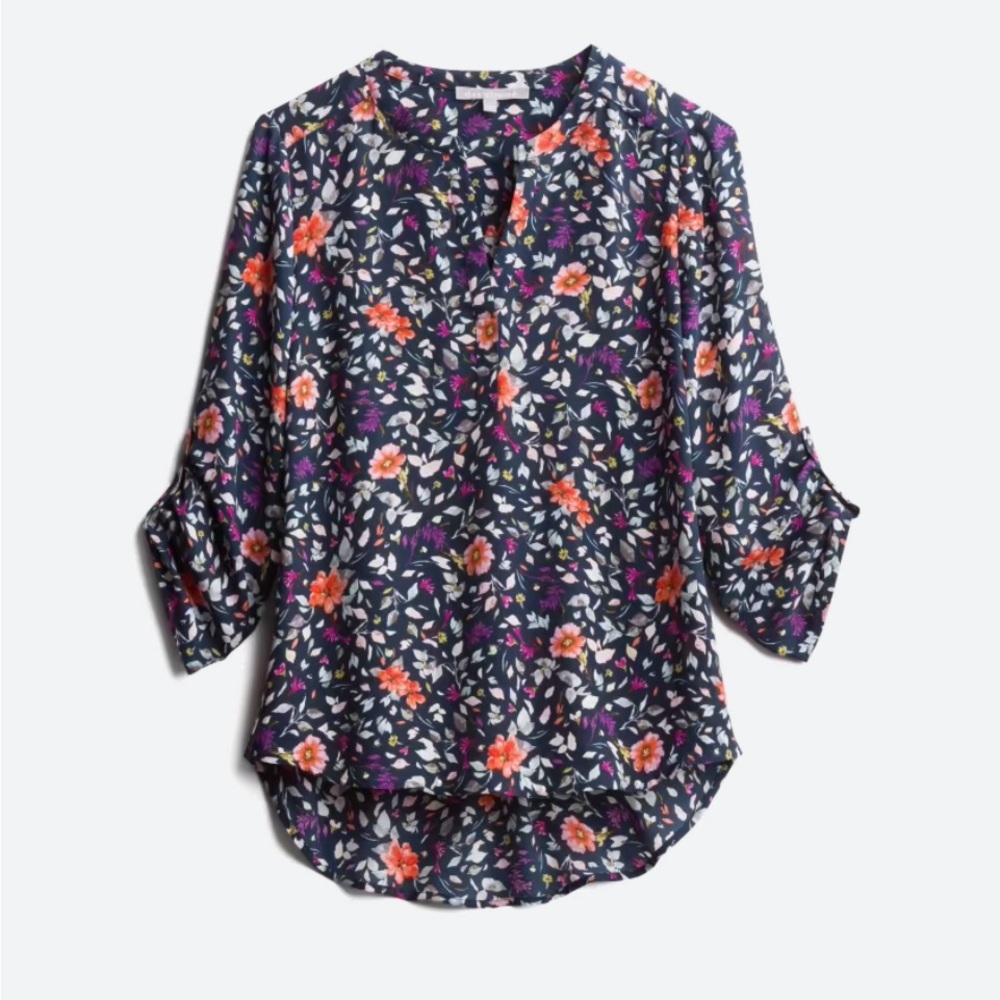 Daniel Rainn Split Neck Blouse Size XXL